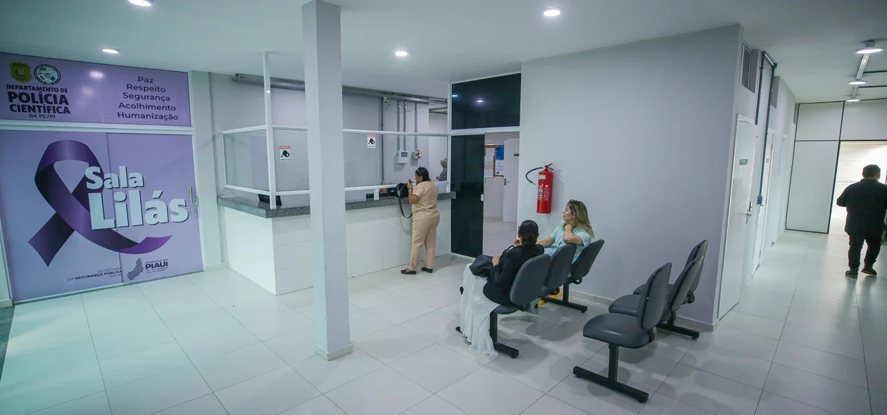 Espaço para atendimento do IML