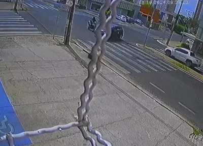 Estudante ficou ferido após acidente na Avenida Dom Severino