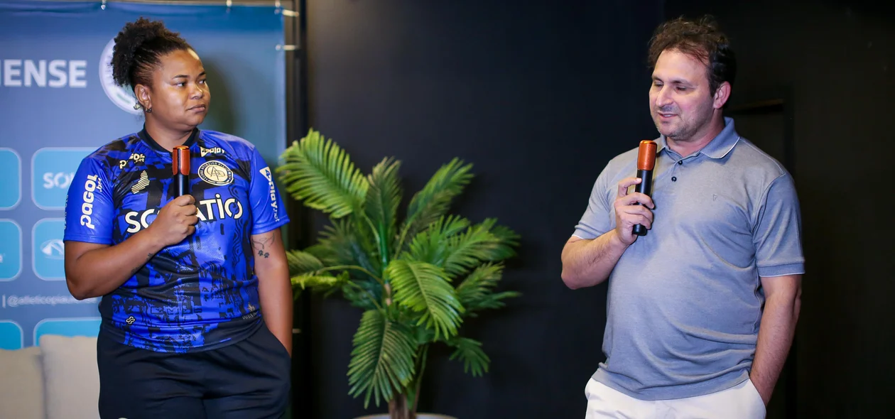 Evento de apresentação do Atlético-PI feminino