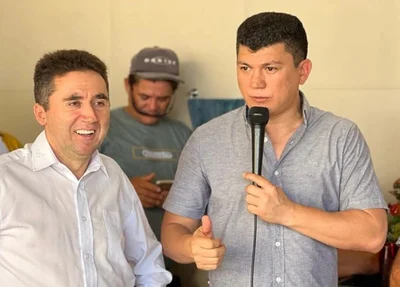 Ex-prefeito Nonatinho do Sindicato e deputado Rubens Vieira
