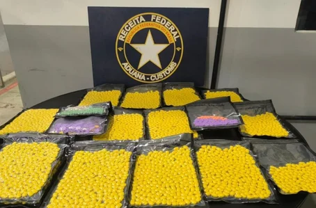 Foram apreendidos mais de 3 mil comprimidos de ecstasy