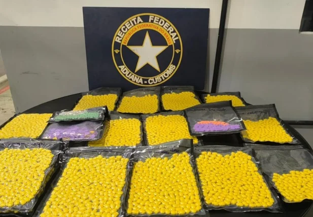 Foram apreendidos mais de 3 mil comprimidos de ecstasy