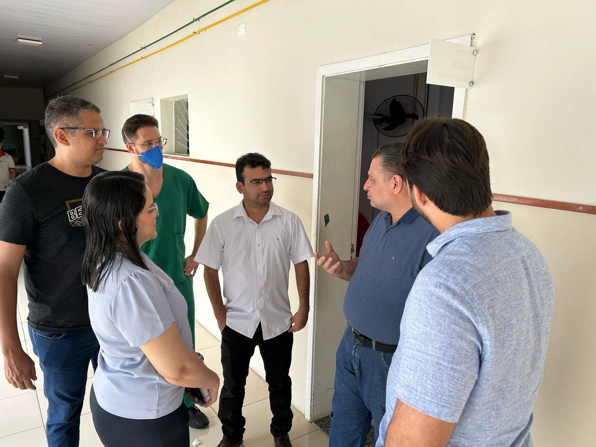 Gessivaldo Isaías durante a visita