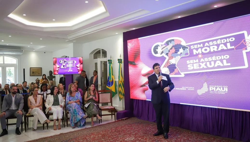 Governador em pronunciamento