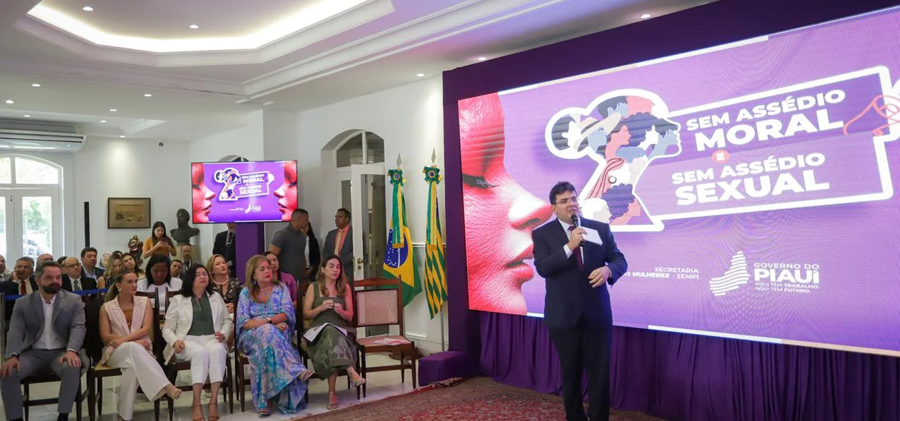 Governador em pronunciamento