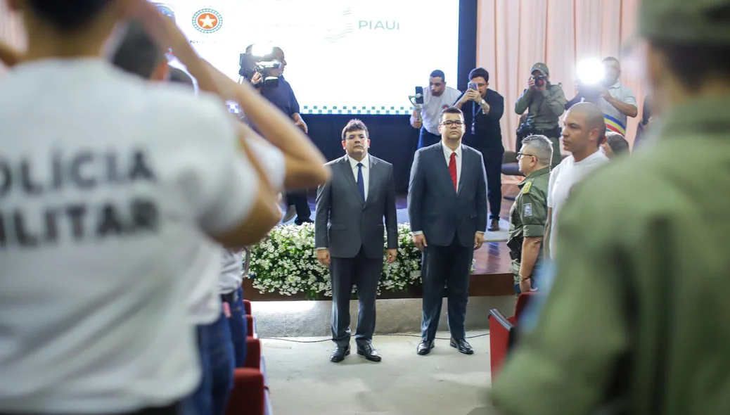 Governador Rafael Fonteles durante o evento