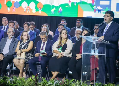 Governador Rafael Fonteles na abertura do evento