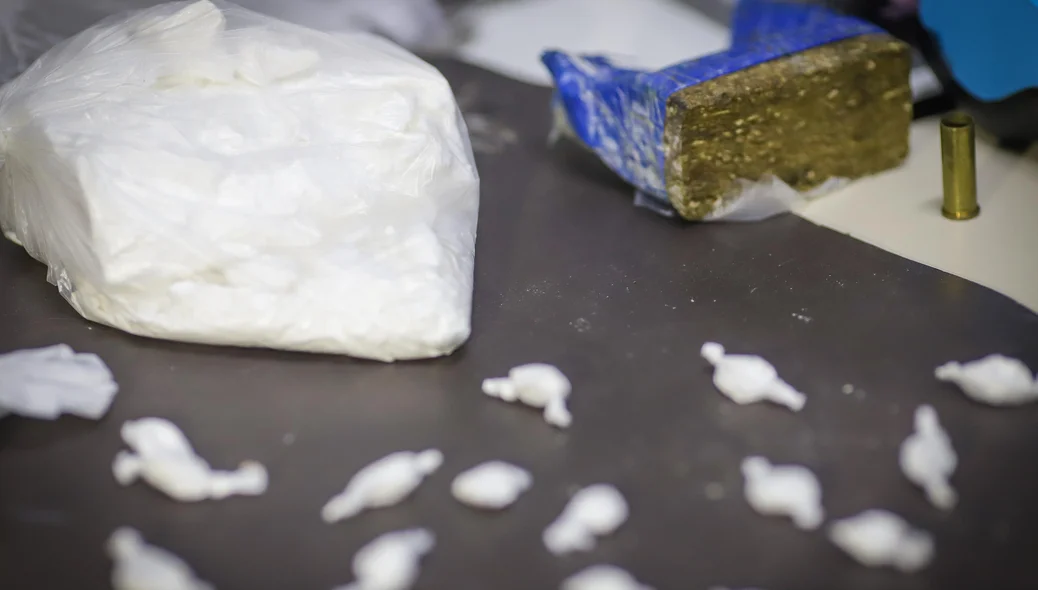 Grande quantidade de cocaína foi apreendida