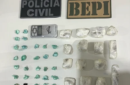 Grande quantidade de drogas apreendida em Picos