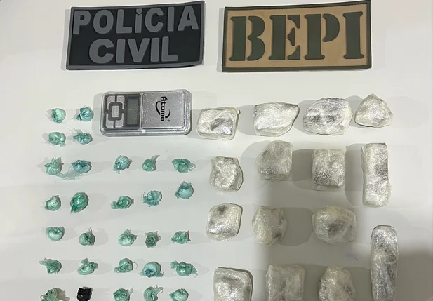 Grande quantidade de drogas apreendida em Picos