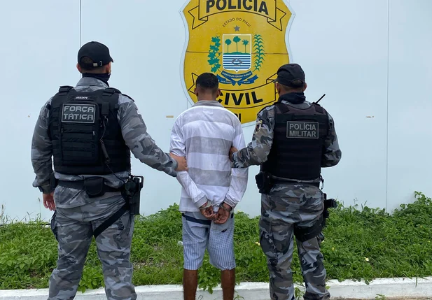 Homem foi preso após tentar assaltar policial militar do Maranhão
