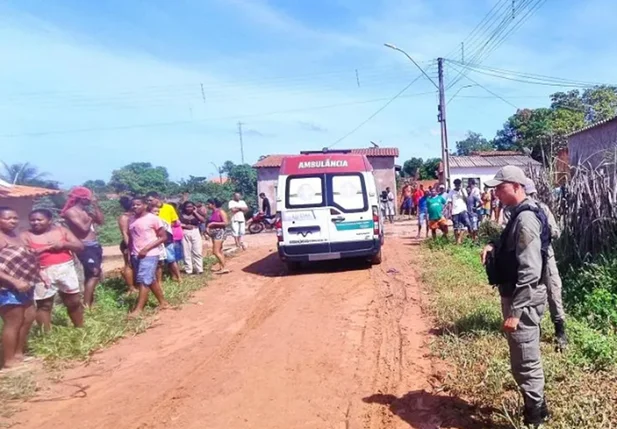 Homicídio no bairro Santo Antônio em Bom Jesus