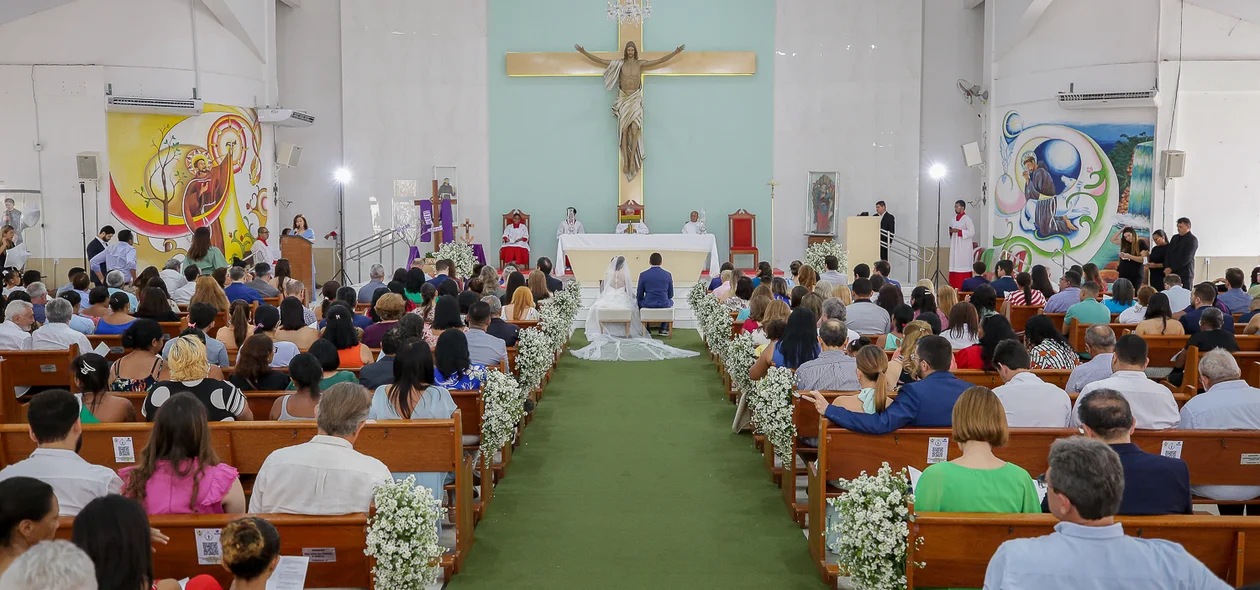 Igreja onde ocorreu o casamento