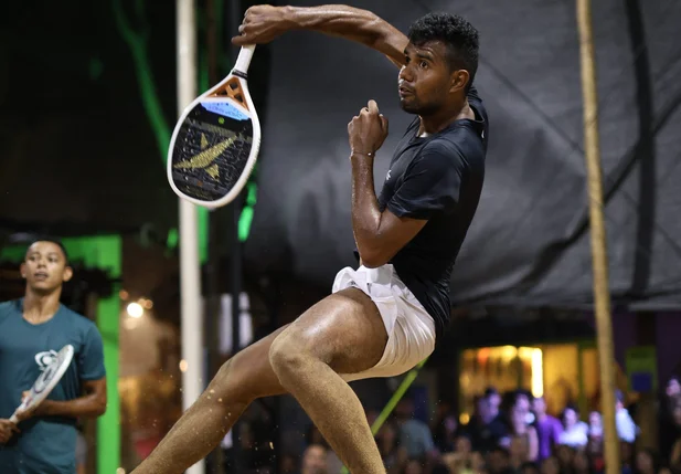 Jackson Cândido, atleta piauiense de beach tennis
