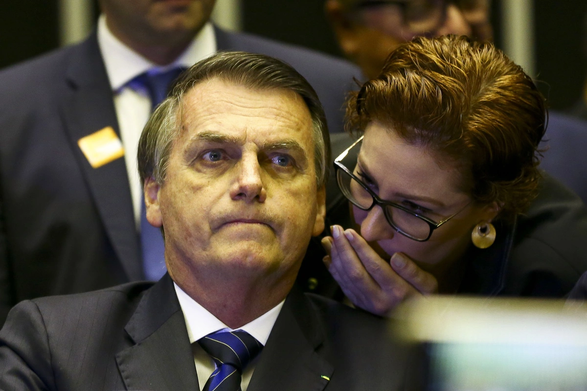 Jair Bolsonaro e Carla Zambelli