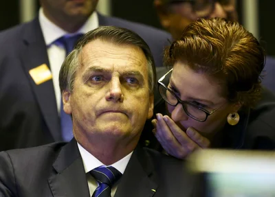 Jair Bolsonaro e Carla Zambelli