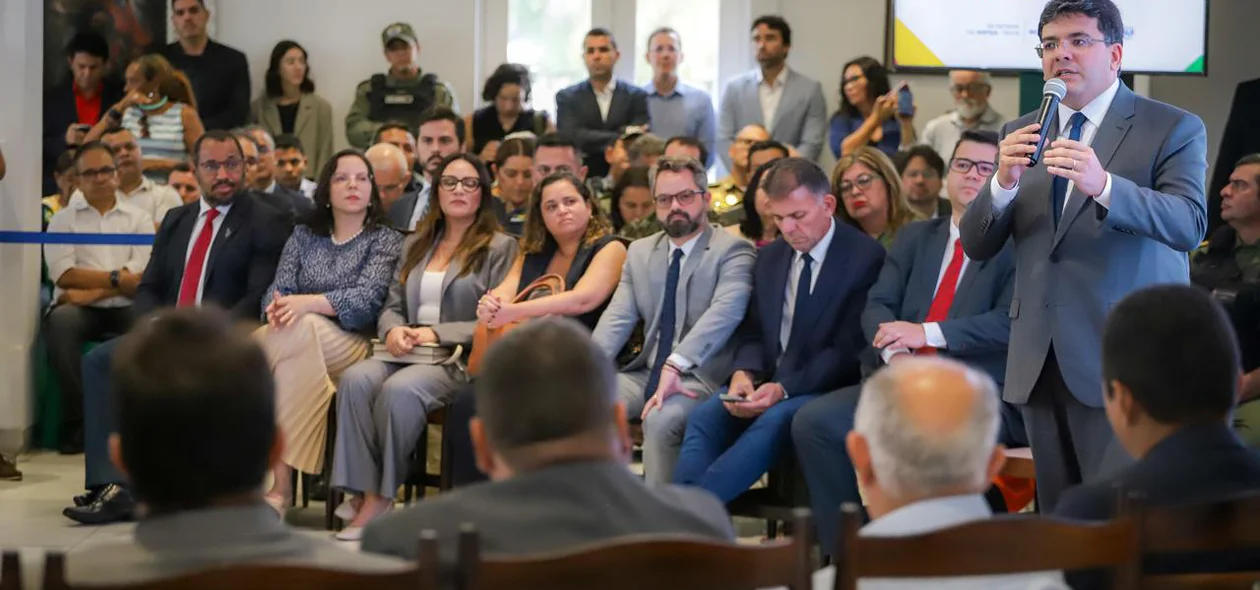 Lançamento de projetos de lei para a segurança pública