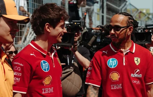 Lewis Hamilton e Charles Leclerc