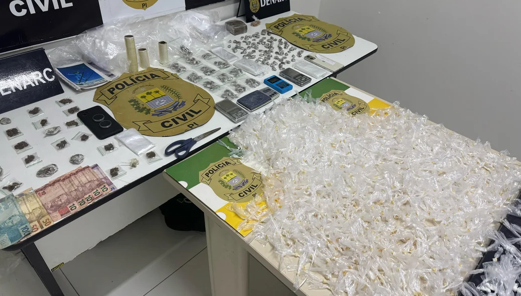 Megaoperação resultou na apreensão de vários entorpecentes