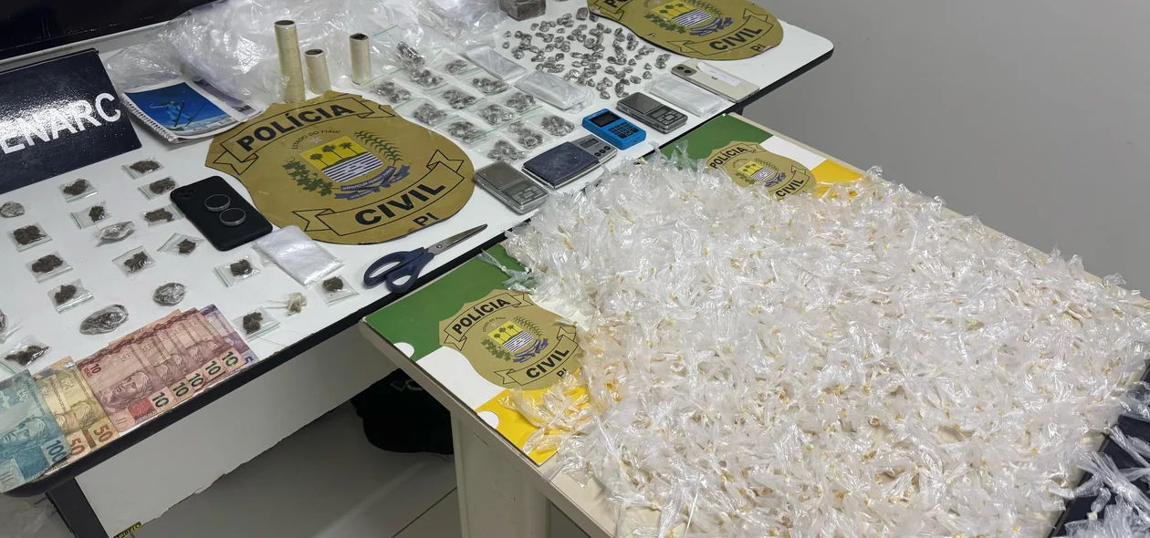 Megaoperação resultou na apreensão de vários entorpecentes