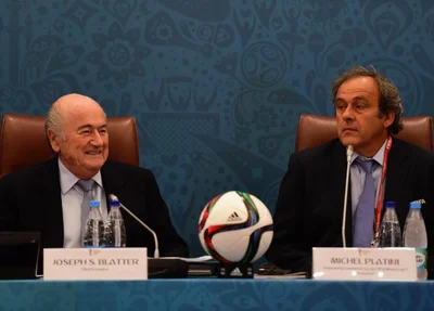 Michel Platini e Joseph Blatter