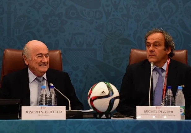 Michel Platini e Joseph Blatter
