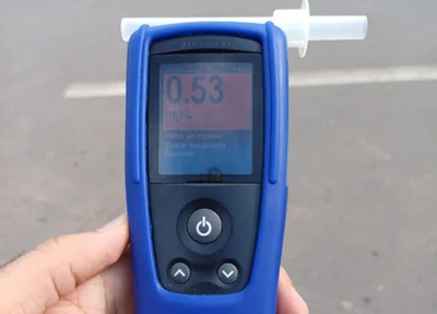 Motorista foi submetido ao teste do etilômetro