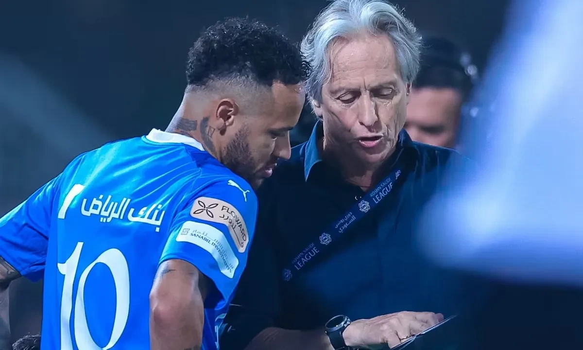 Neymar e Jorge Jesus