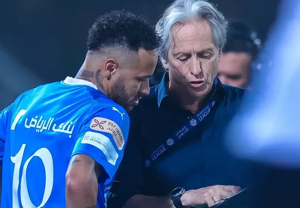 Neymar e Jorge Jesus