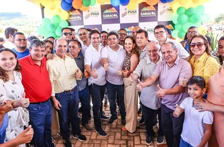 O governador Rafael Fonteles esteve em Caracol