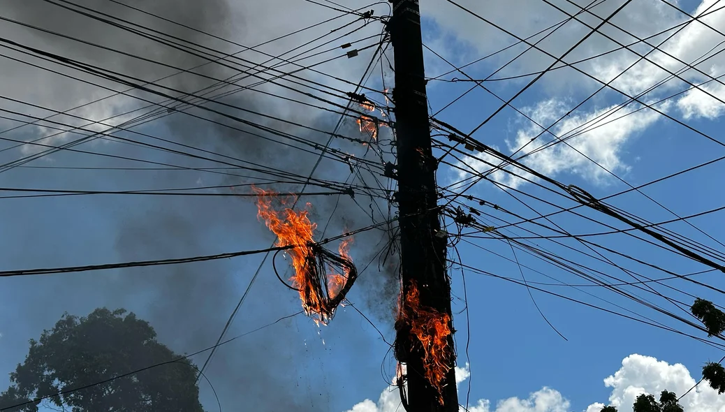 Ocorrência registrada no início da tarde deste sábado