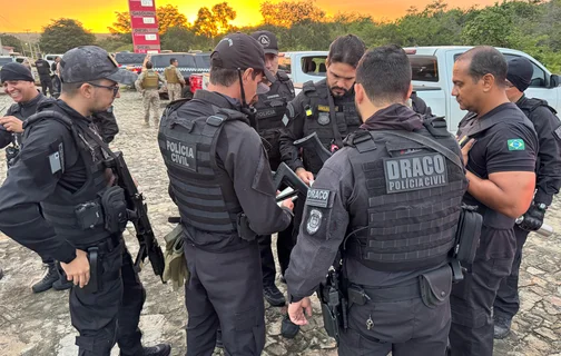 Operação DRACO 200 cumpre mandados no Piauí, Ceará e Rio de Janeiro