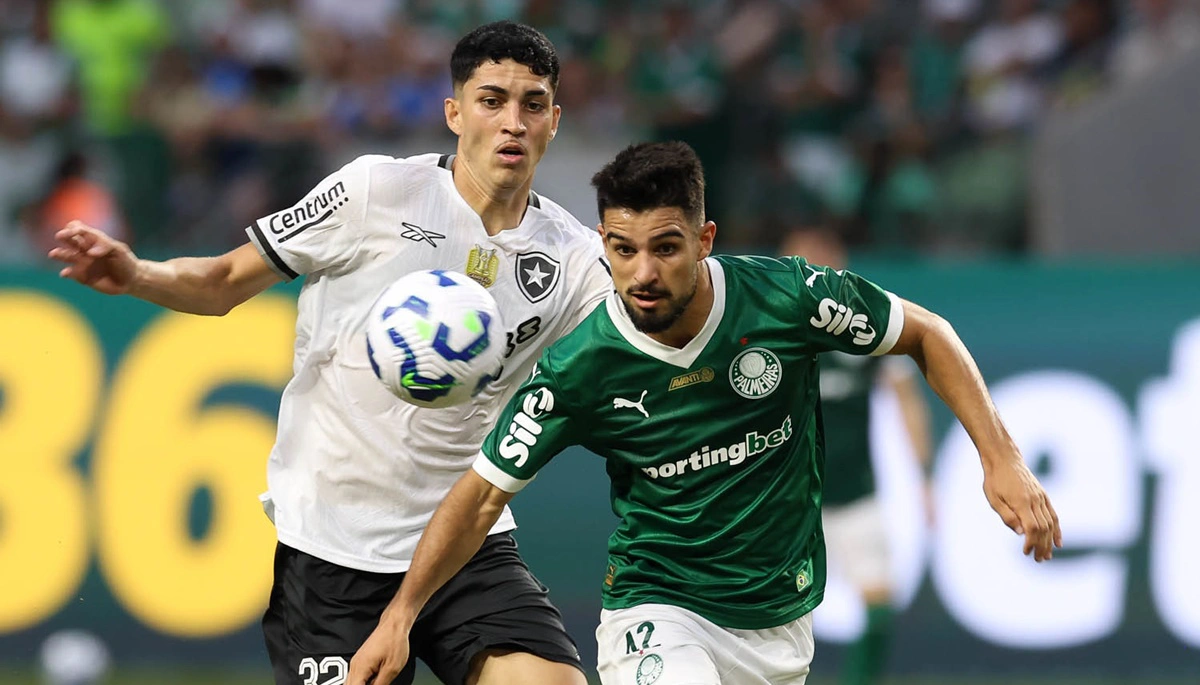 Palmeiras e Botafogo empatam sem gols na estreia do Brasileirão