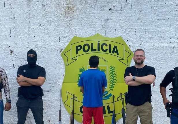 Polícia Civil realiza prisão em flagrante na cidade de Hugo Napoleão
