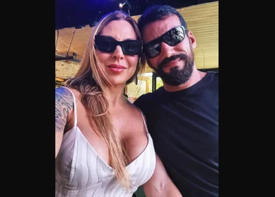 Policial João Pedro Marquini e a esposa, a juíza Tula Mello