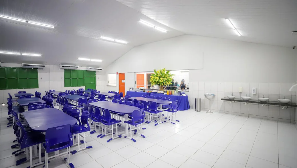 Sala de aula no CETI Didácio Silva