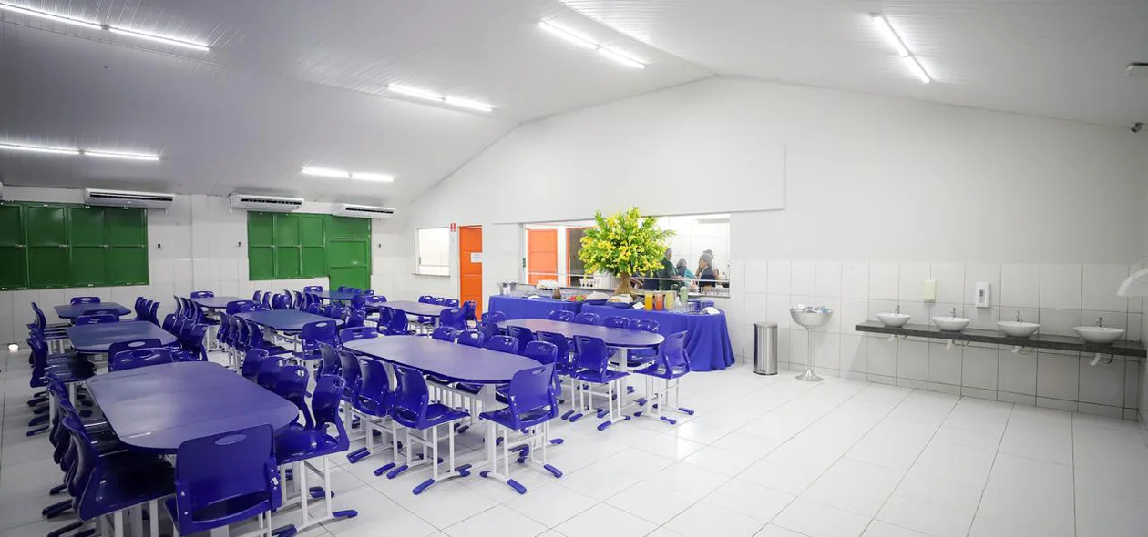 Sala de aula no CETI Didácio Silva