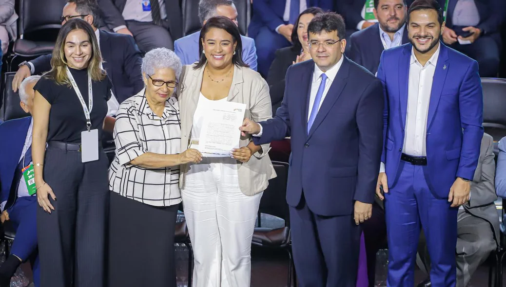Secretários estaduais e o governador Rafael Fonteles