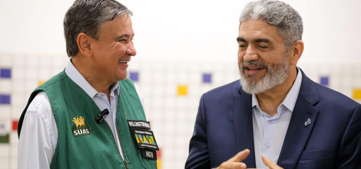 Wellington Dias e secretário Antônio Luiz
