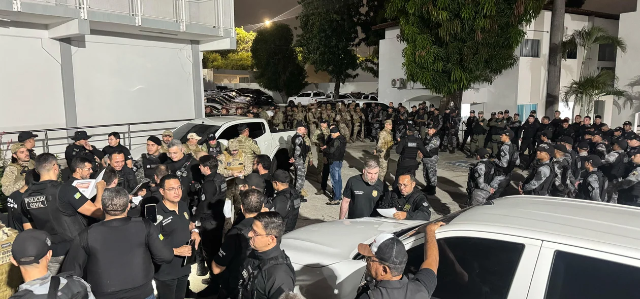 120 policiais civis e militares participaram da megaoperação