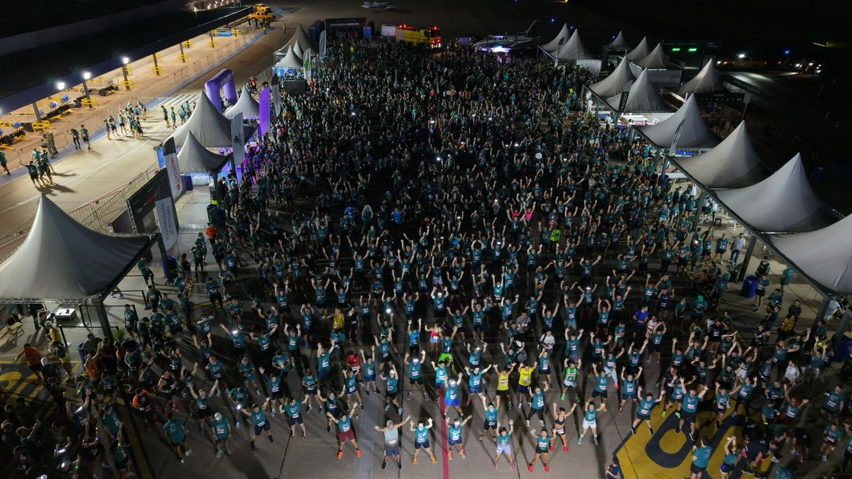 1ª corrida em pista de pouso do aeroporto de Teresina reúne 2.500 pessoas