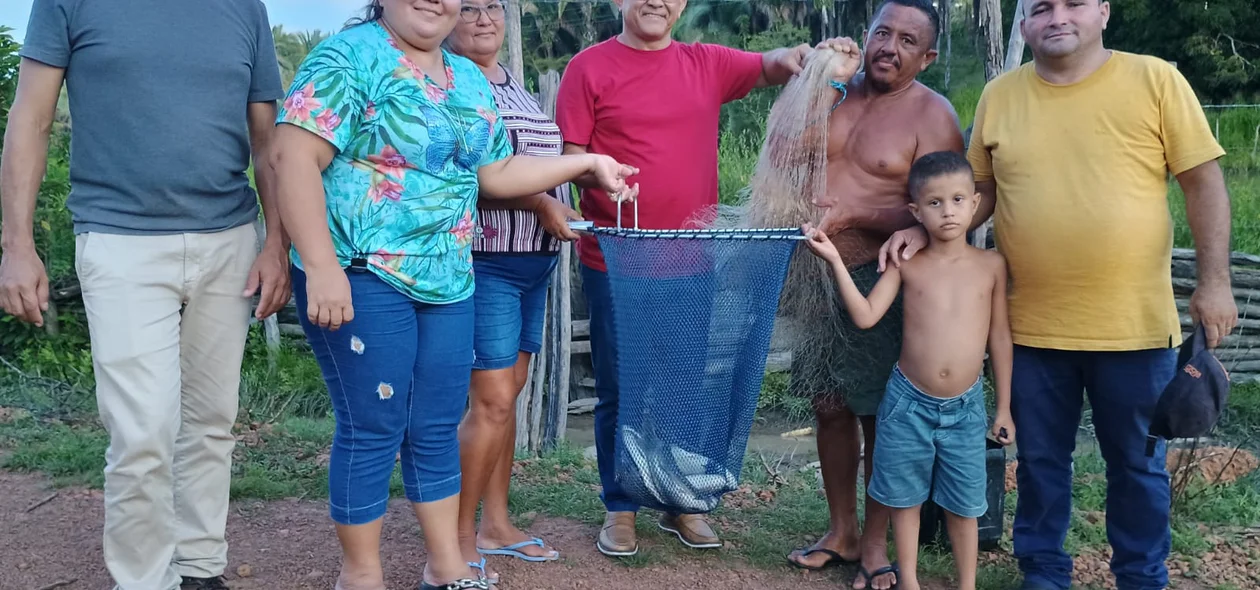 A ação beneficiará diretamente 16 piscicultores de localidades do município