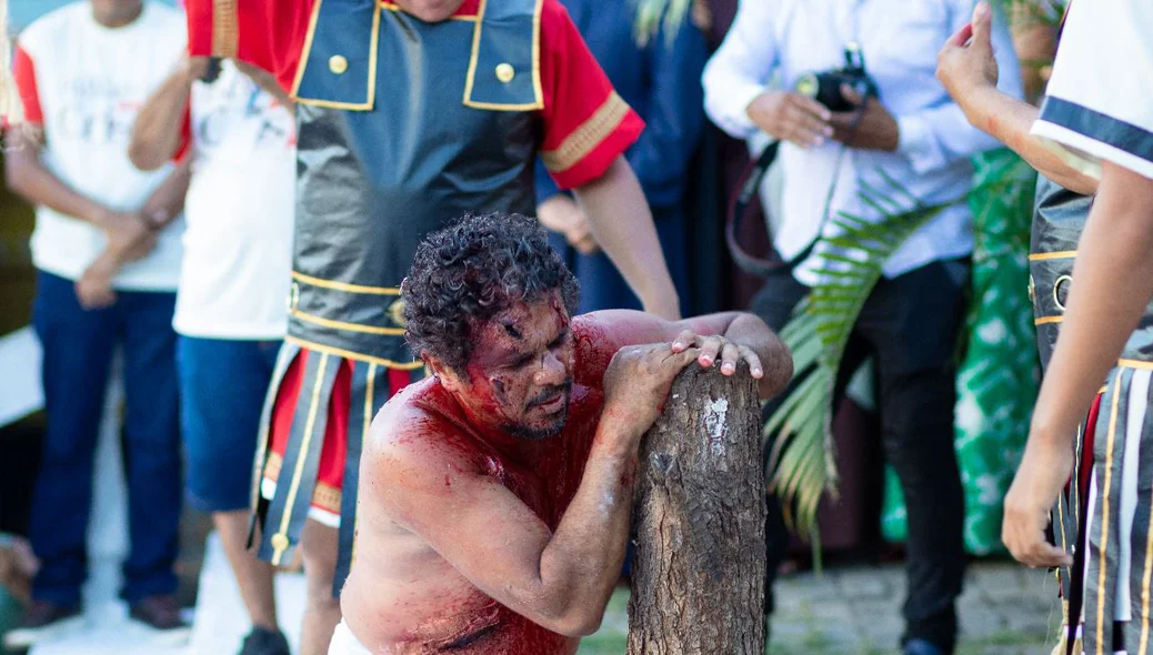 A encenação se destacou como uma das maiores já realizadas no município