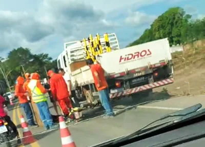 Acidente envolvendo mototaxista na Br 343 em Teresina