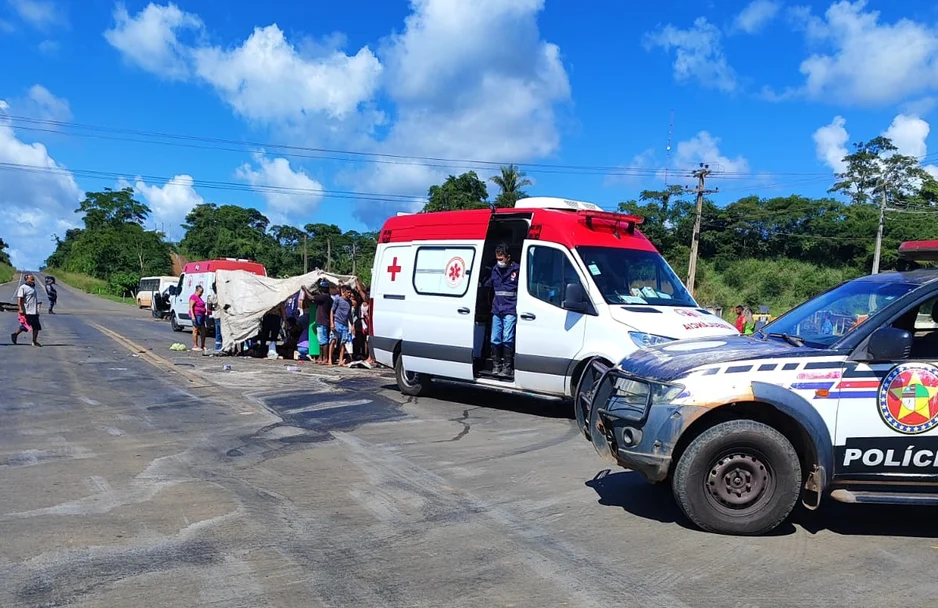 Acidente na BR 226 em Caxias deixou oito pessoas feridas