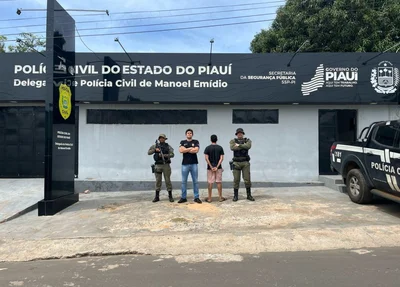 Acusado de estupro de vulnerável preso em ação da Polícia Civil e PM em Manoel Emídio