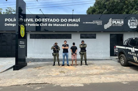 Acusado de estupro de vulnerável preso em ação da Polícia Civil e PM em Manoel Emídio