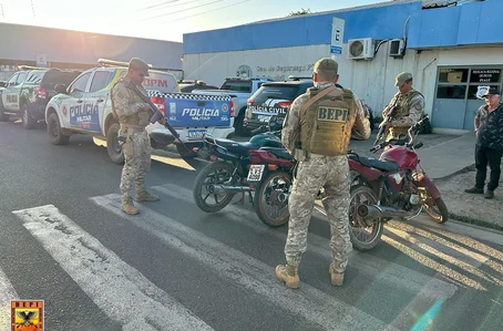As motocicletas recuperadas foram encaminhadas para a Delegacia Regional de Picos