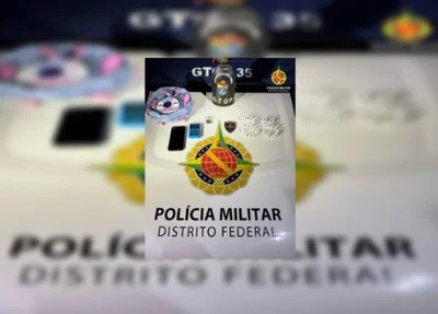 As suspeitas usaram uma criança para transportar drogas escondidas em uma mochila infantil