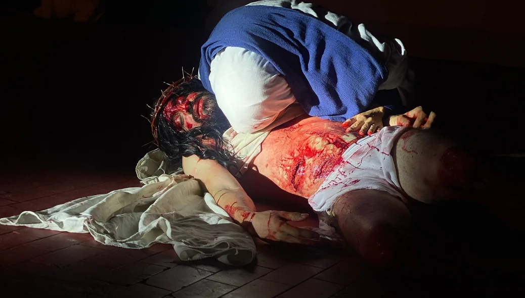 Atores da Paixão de Cristo 2025 em Esperantina